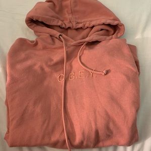 Pink Obey Hoodie
